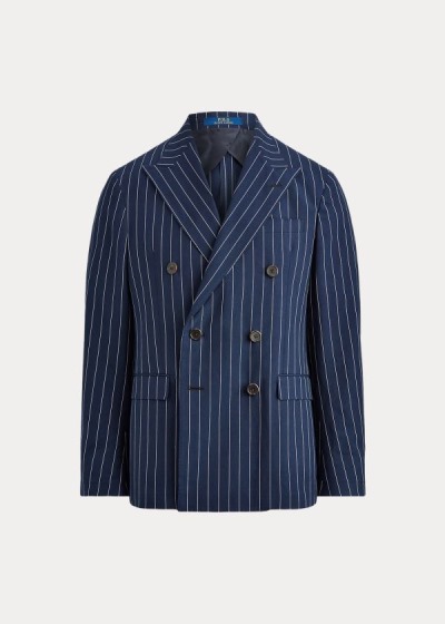 Polo Ralph Lauren Polo Soft Pinstripe Blazer Herre Danmark (XORZP9241)